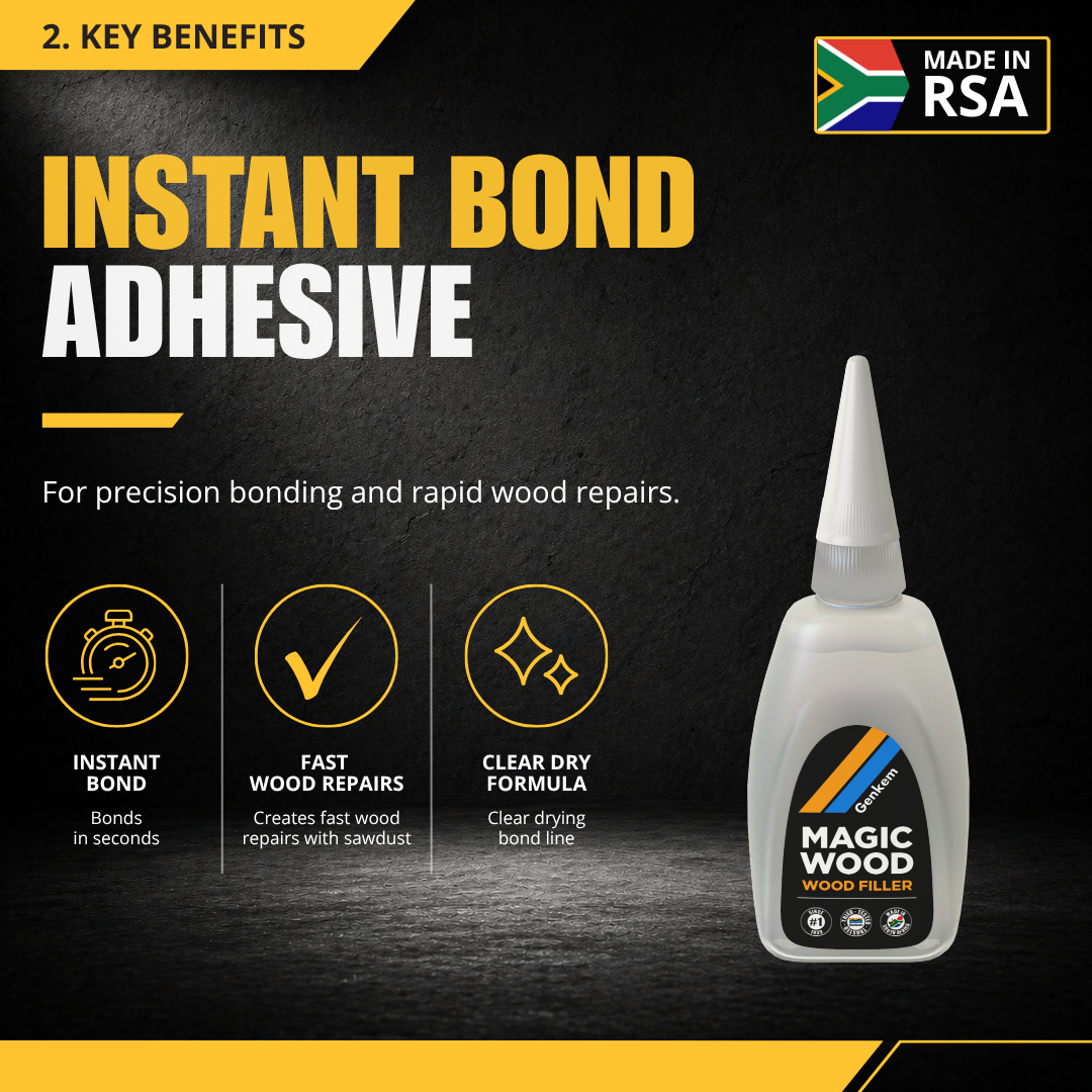 Genkem Magic Wood Instant Adhesive - Image 2